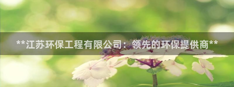 彩名堂改成什么名字了：**江苏环保工