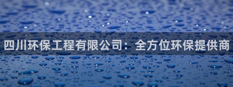 彩名堂客户：四川环保工程有限公司：全