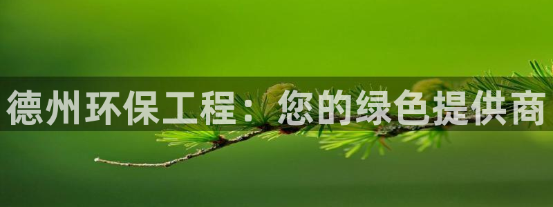 彩名堂移动客户端官网：德州环保工程：