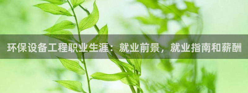 彩名堂01计划：环保设备工程职业生涯