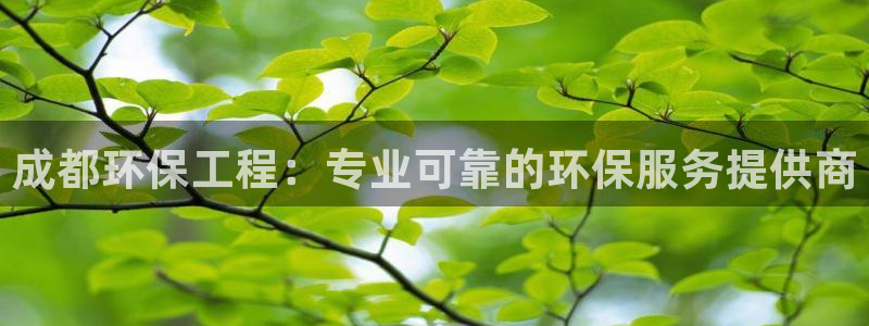 彩名堂官网网页计划：成都环保工程：专
