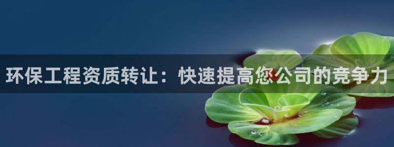 彩名堂的拼音：环保工程资质转让：快速