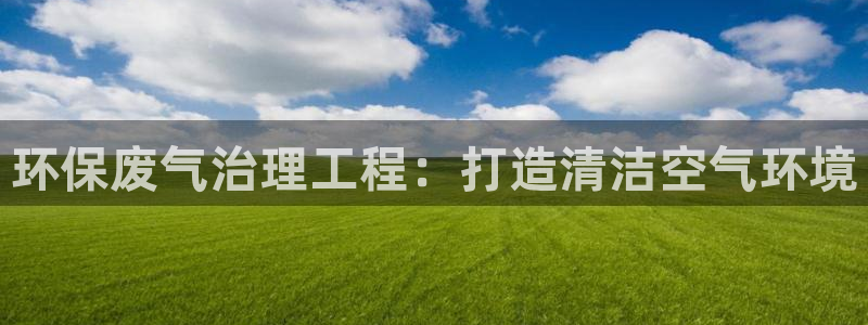 彩名堂官网计划：环保废气治理工程：打