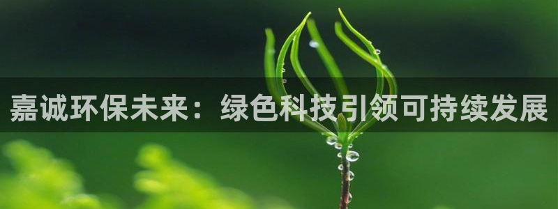 彩名堂一直不出结果怎么回事呢：嘉诚环保未来：绿色科技引领可持续发展