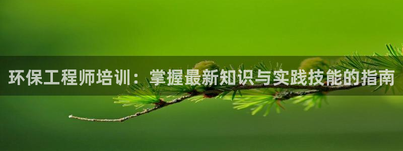 彩名堂免费计划官网怎么进不去了呀：环保工程师培训：掌握最新知