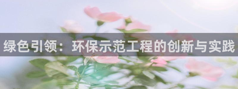 彩名堂计划官网客户端：绿色引领：环保示范工程的创新与实践