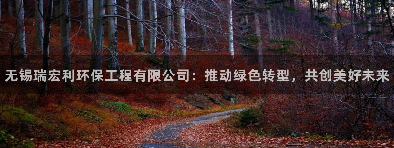 彩名堂是不是坑人的：无锡瑞宏利环保工程有限公司：推动绿色转型